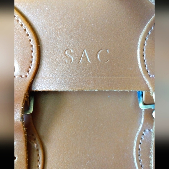 Cambridge Satchel Company Leather Double Buckle Crossbody Bag Made in England - Picture 6 of 12